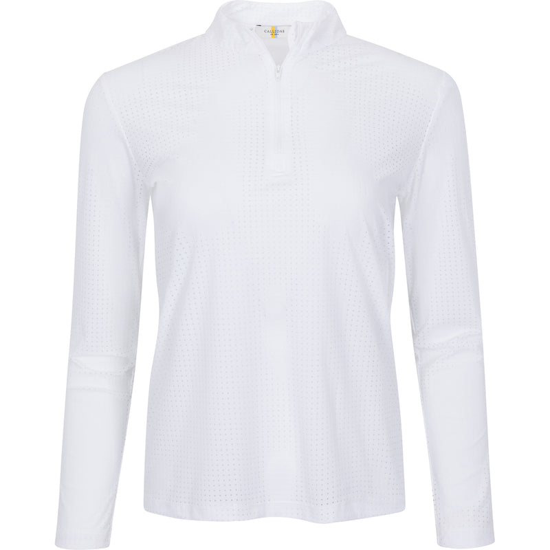 The Perforated Performance Quarter Zip | Breathable Equestrian & Sport Shirt