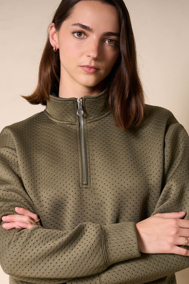 The Half-Zip Funnel Neck